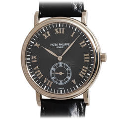 Patek Philippe White Gold Calatrava Wristwatch Ref 5022G