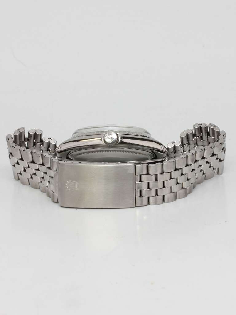 Rolex Stainless Steel Datejust Wristwatch circa 1971 with Custom Sage ...