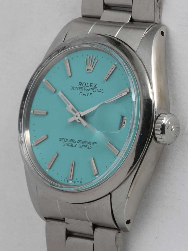 tiffany blue rolex