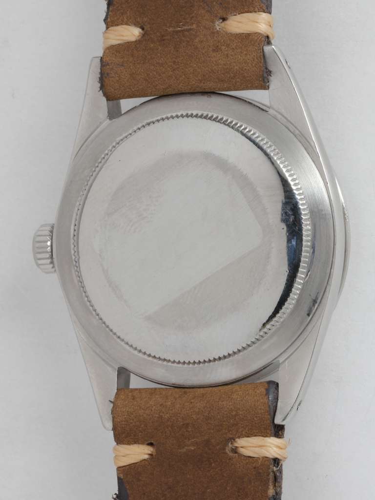 Men's Rolex Stainless Steel Explorer Wristwatch with Hack Feature Ref 1016 circa 1966