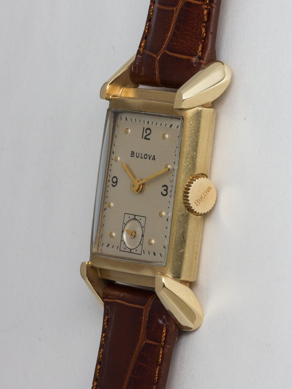 bulova tank watch vintage