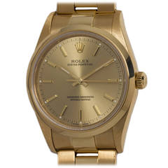 Rolex Yellow Gold Oyster Perpetual Wristwatch Ref 14208