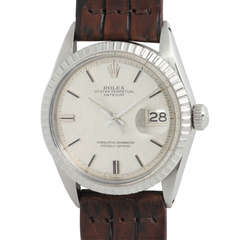 Vintage Rolex Stainless Steel Datejust Wristwatch circa 1970s