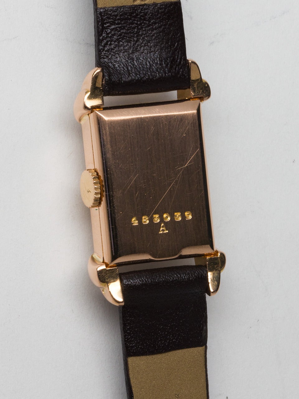 Women's Jaeger LeCoultre Lady's Rose Gold Dress Wristwatch