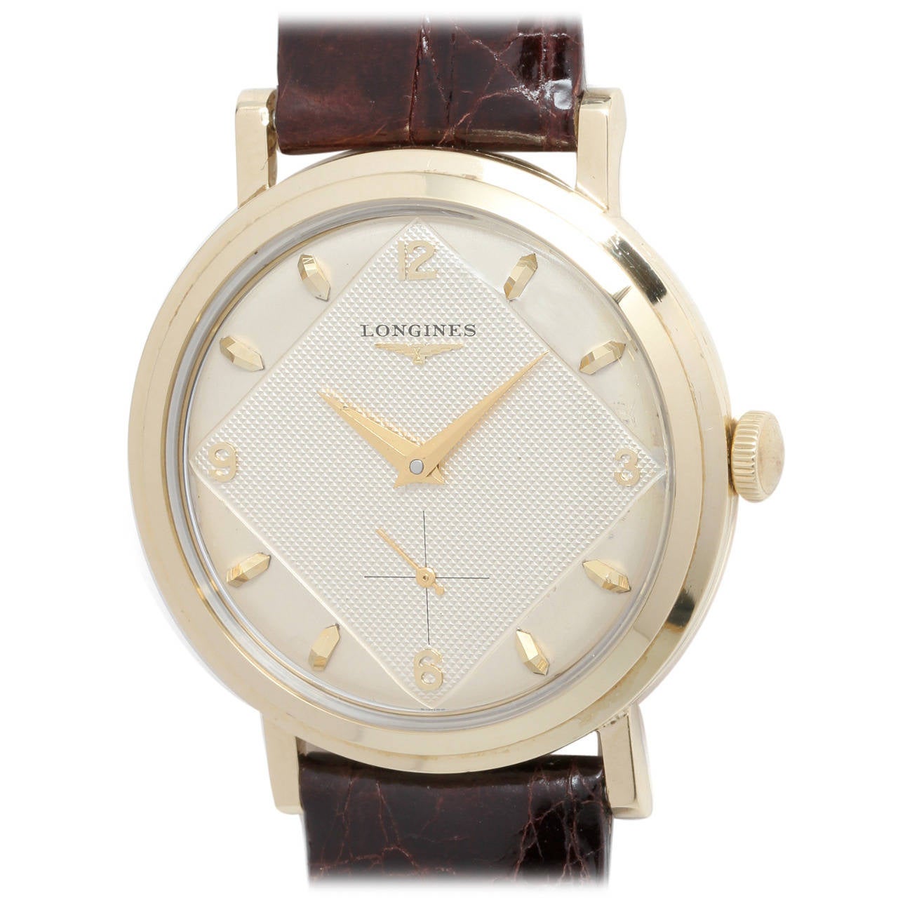 Longines Yellow Gold Dress Model Wristwatch