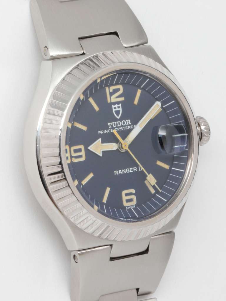 Tudor stainless steel Ranger II Oyster Prince wristwatch with date and 