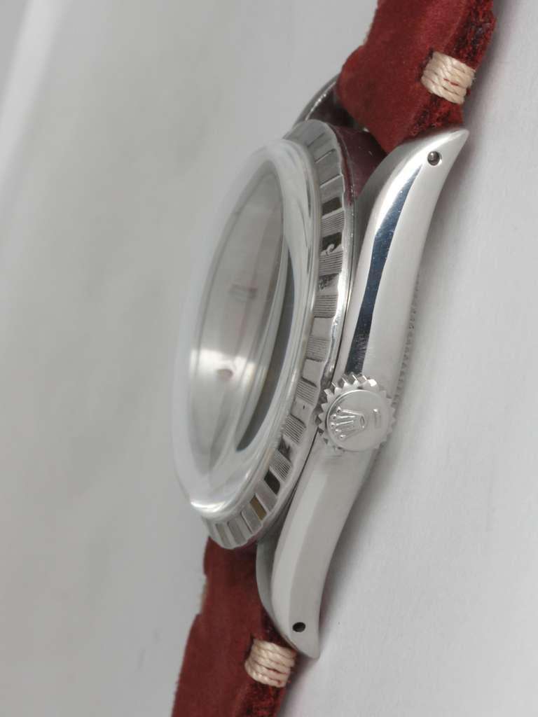 Men's Rolex Stainless Steel Datejust Wristwatch circa 1958