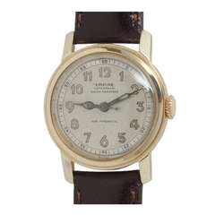 Empire Yellow Gold Wristwatch with Sweep Center Seconds circa 1950s