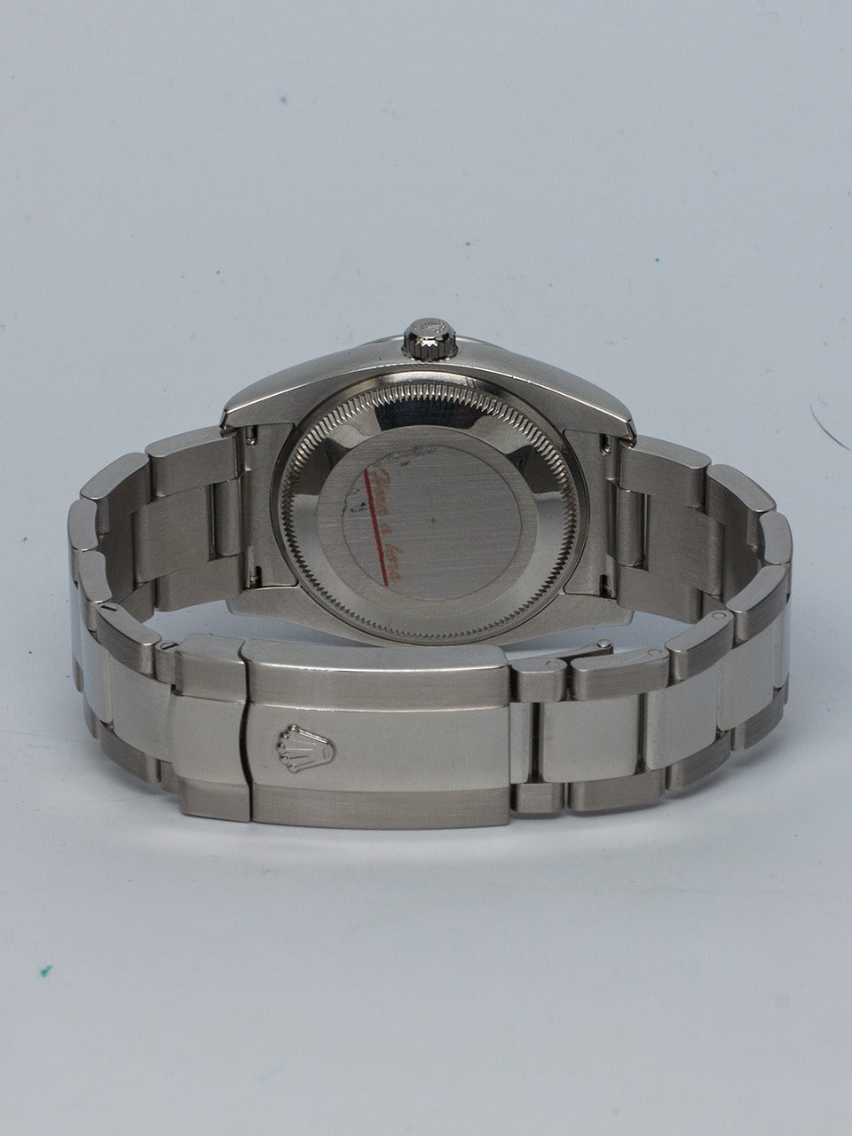 Women's or Men's Rolex Stainless Steel Oyster Perpetual Date Wristwatch ref 115200