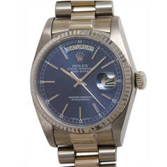 Rolex White Gold Day-Date President Wristwatch Ref 1803