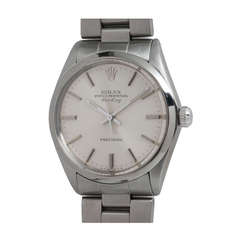 Rolex Stainless Steel Airking Wristwatch Ref 5500 circa 1974