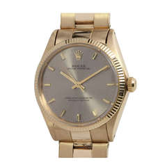 Rolex Yellow Gold Oyster Perpetual Wristwatch Ref 1005 circa 1969