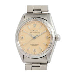 Vintage Rolex Stainless Steel Oyster Perpetual Wristwatch circa 1955