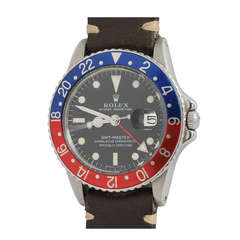 Rolex Stainless Steel GMT-Master Wristwatch Ref 1675 circa 1969