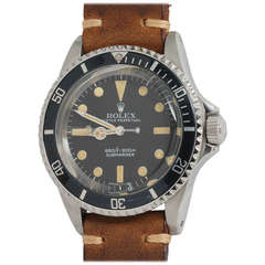 Rolex Stainless Steel Submariner Wristwatch Ref 5513 circa 1966