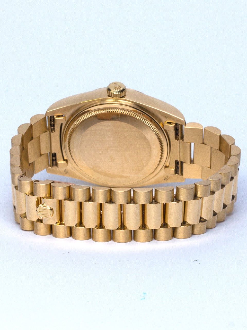 Men's Rolex Yellow Gold Day Date Wristwatch Ref 18038