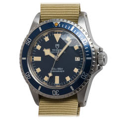Tudor Stainless Steel Prince Oysterdate Submariner Wristwatch Ref 7021/0