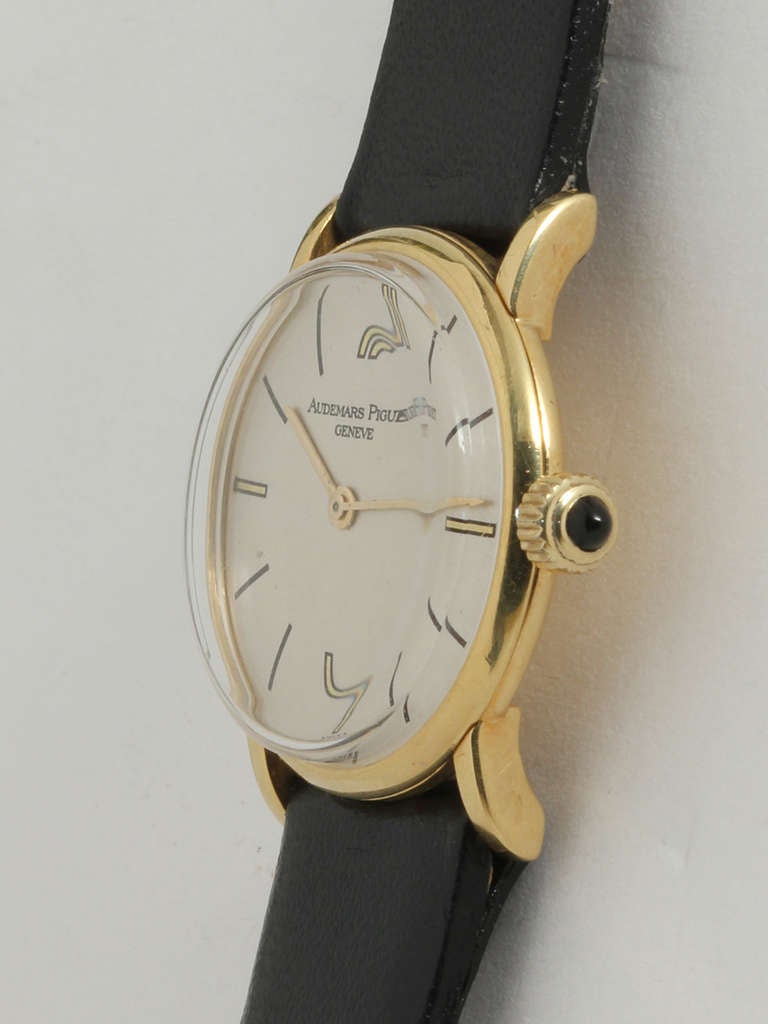Audemars Piguet Lady's Yellow Gold Wristwatch circa 1960s In Excellent Condition In West Hollywood, CA