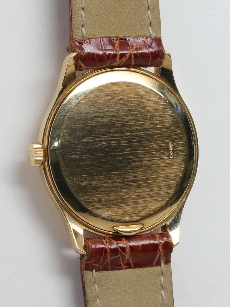 Men's Patek Philippe Yellow Gold Wristwatch Ref 3923 circa 1990s