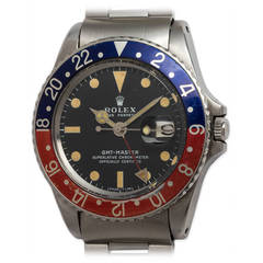 Rolex Stainless Steel GMT-Master Wristwatch Ref 1675