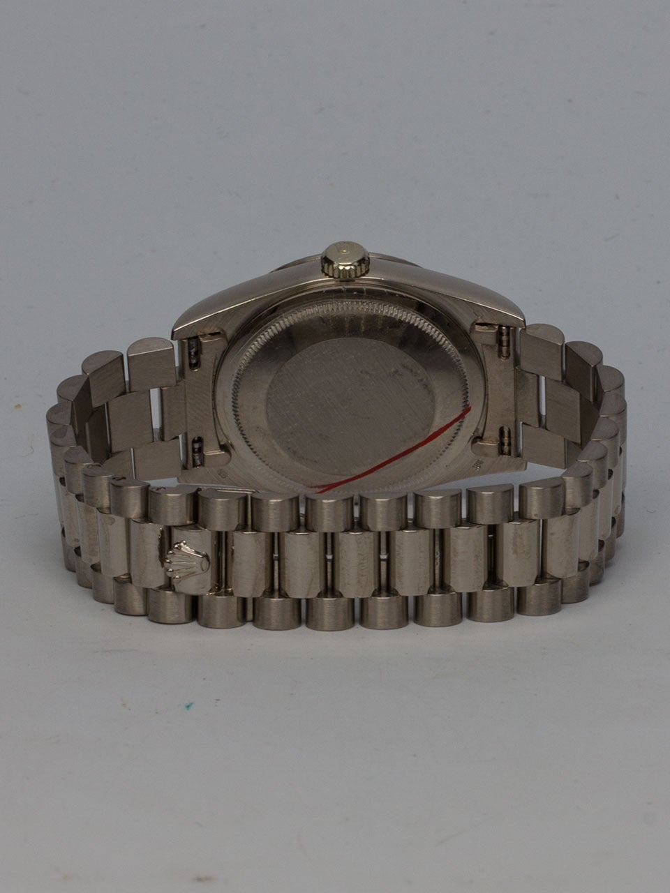 Women's or Men's Rolex White Gold Day-Date President Wristwatch Ref 18239