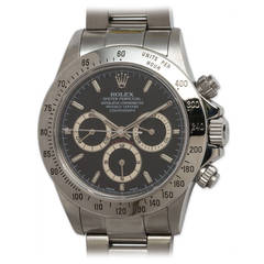 Rolex Stainless Steel Daytona Wristwatch Ref 16520