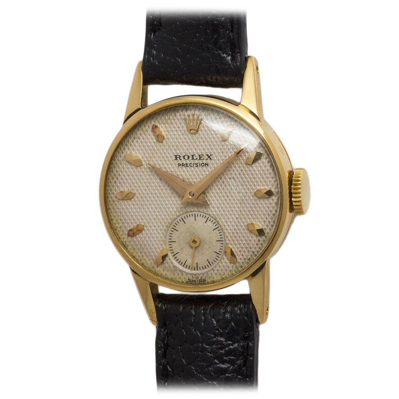 Rolex Lady's Yellow Gold Precision Wristwatch Ref 4779