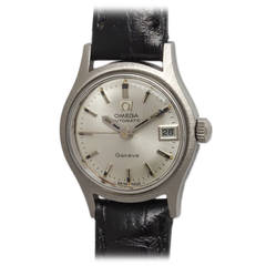 Omega Lady's Stainless Steel Geneve Automatic Wristwatch