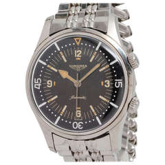 Longines Stainless Steel Super Compressor Automatic Diver's Wristwatch