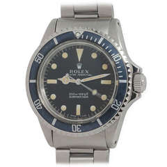 Rolex Stainless Steel Submariner Wristwatch Ref. 5513 circa 1969