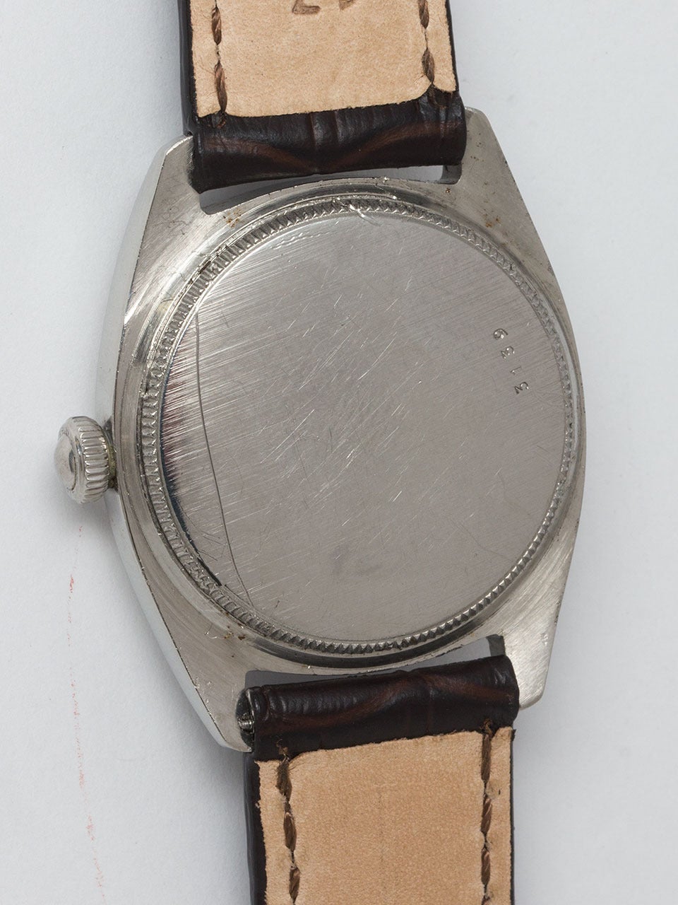 Rolex Stainless Steel Oyster Army Wristwatch Ref 3139 In Good Condition In West Hollywood, CA