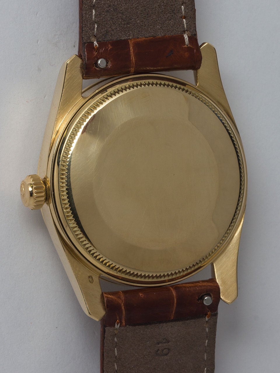 Women's or Men's Rolex Yellow Gold Bombe Wristwatch Ref 6292 circa 1953