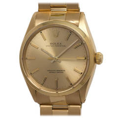 Rolex Yellow Gold Oyster Automatic Perpetual Wristwatch Ref 1005