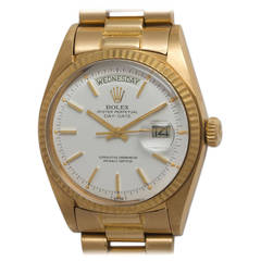 Rolex Yellow Gold Day Date President Wristwatch Ref 1803