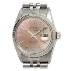 Rolex Stainless Steel Datejust Wristwatch Ref 16014 circa 1980