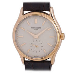 Patek Philippe Rose Gold Wristwatch Ref 3923