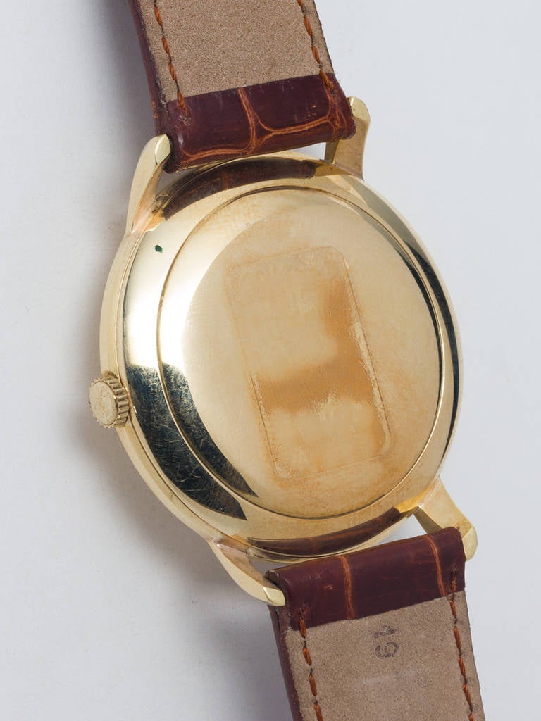 longines solid gold watch vintage