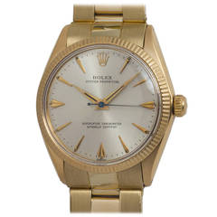Rolex Yellow Gold Oyster Perpetual Wristwatch Ref 1005 circa 1963