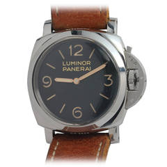 Panerai Luminor Stainless Steel PAM 372 Wristwatch circa 2000s