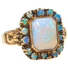 Victorian Opal Yellow Gold Ring