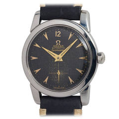 Vintage Omega Stainless Steel Seamaster Wristwatch circa 1952