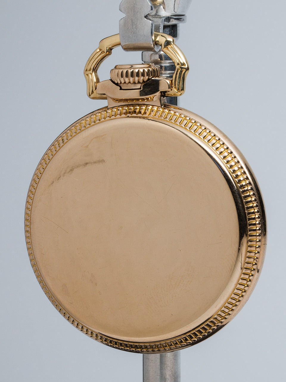 Men's Illinois Yellow Gold-Filled Railroad-Grade Bunn Special Pocket Watch