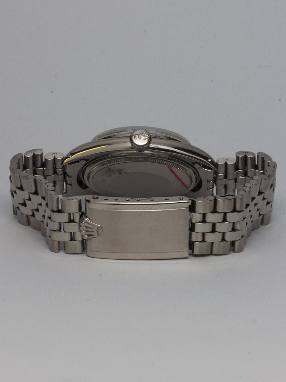 Women's or Men's Rolex Stainless Steel Datejust Wristwatch Ref 6305 circa 1959