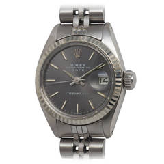 Rolex Lady's Stainless Steel Date Wristwatch Ref 6917 Retailed by Tiffany & Co