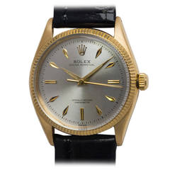Used Rolex Yellow Gold Oyster Perpetual Wristwatch Ref 6564 circa 1959