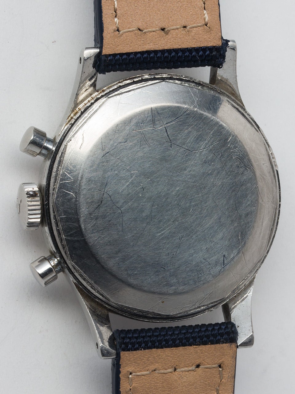 Men's Wittnauer Stainless Steel Chronograph Wristwatch circa 1950s