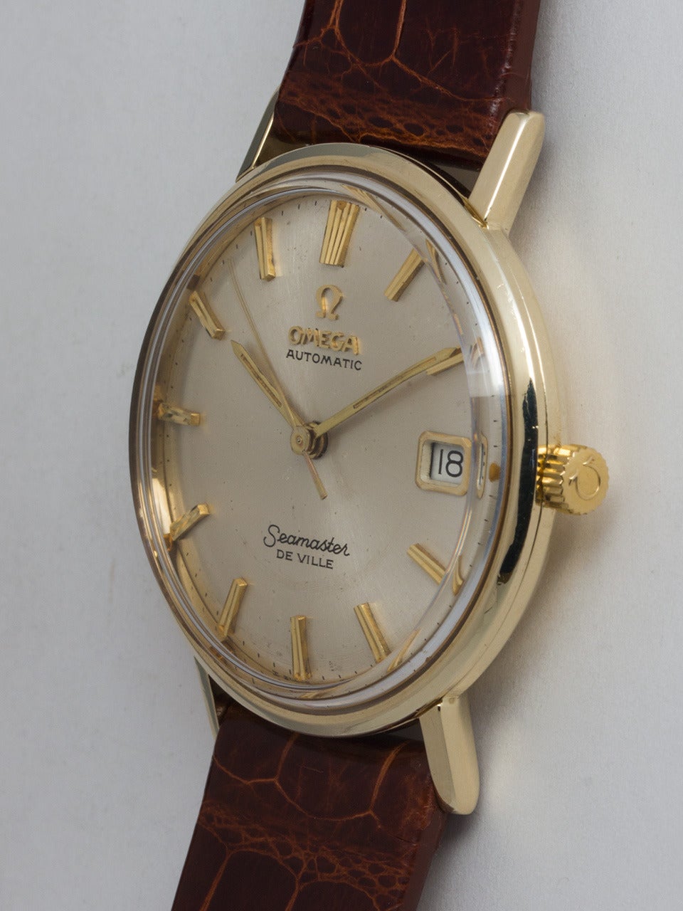 omega seamaster deville gold