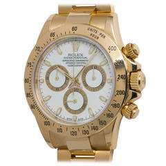 Rolex Yellow Gold Daytona Wristwatch Ref 116528 circa 2008