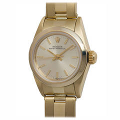 Rolex Lady's Yellow Gold Oyster Perpetual circa 1986