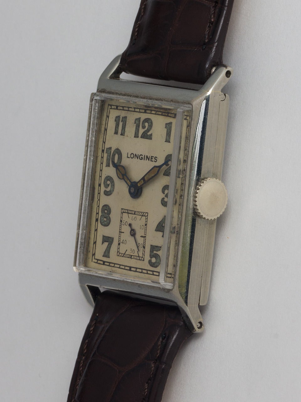 longines rectangular watch